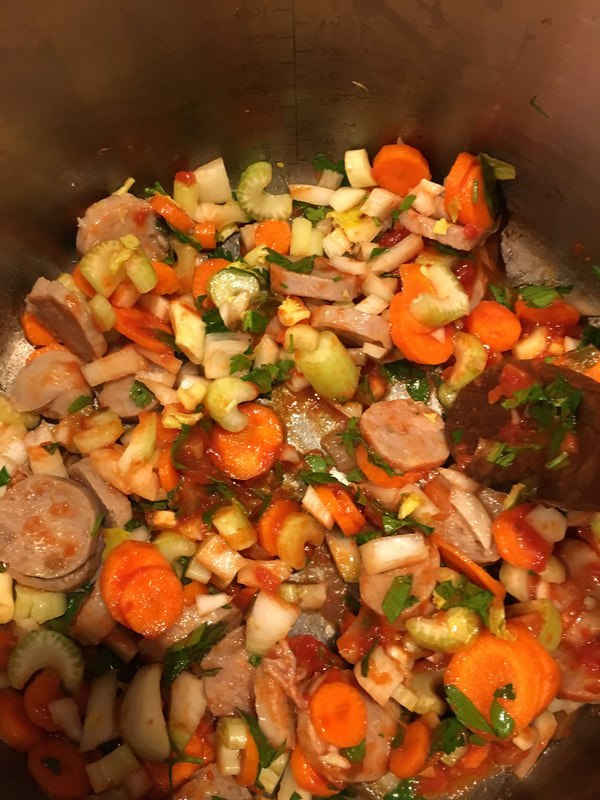 Lentil, Spinach and Sausage Soup - The Lazy Italian