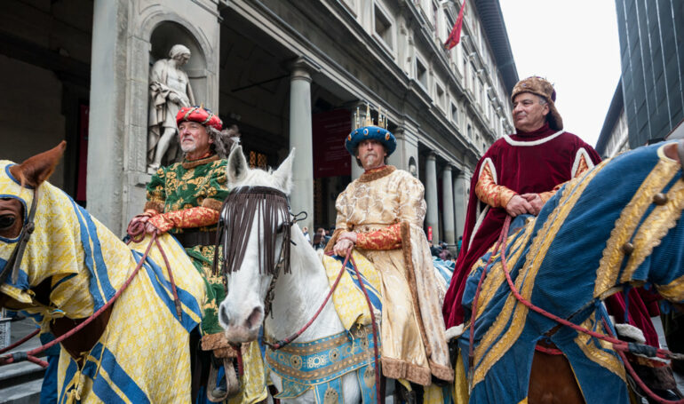 Befana festival in Urbania - Epiphany in Italy 