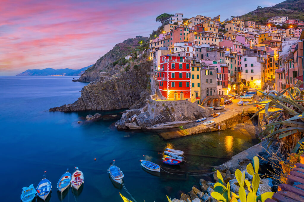 Sunset at Riomaggiore 