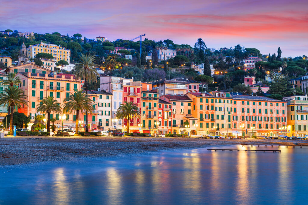 The coast in Santa Margherita Ligure