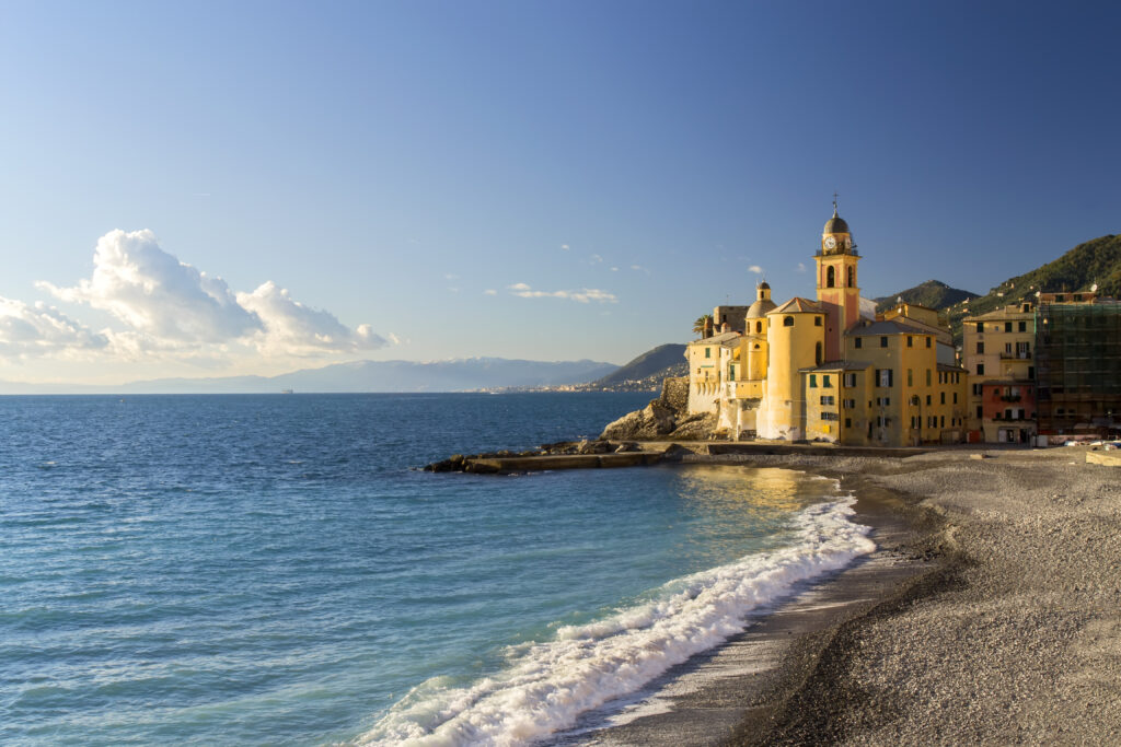 The stunning church of Santa Maria Assunta in Camogli.