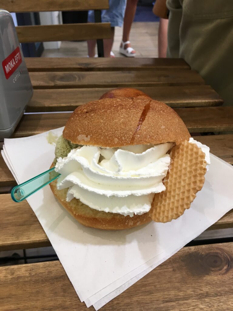 Gelato in Italy. 