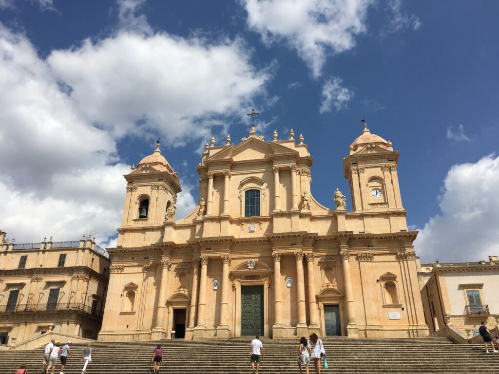 The cathedral of Noto. 
