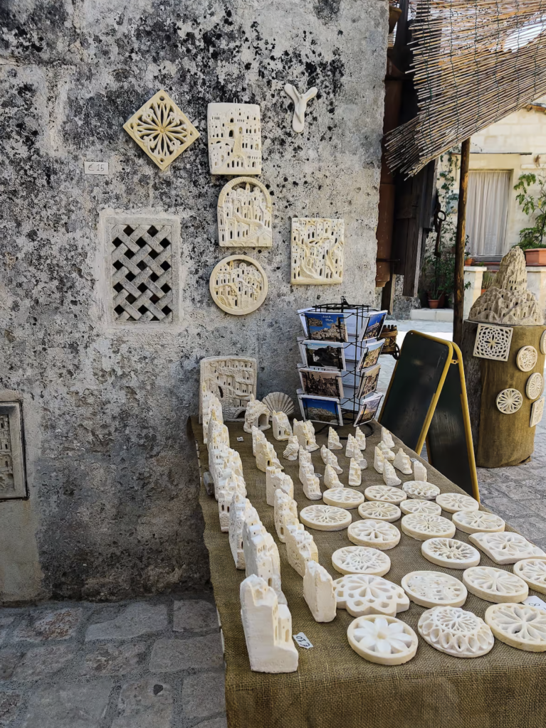 Stone from Lecce in Puglia makes the perfect souvenir. 