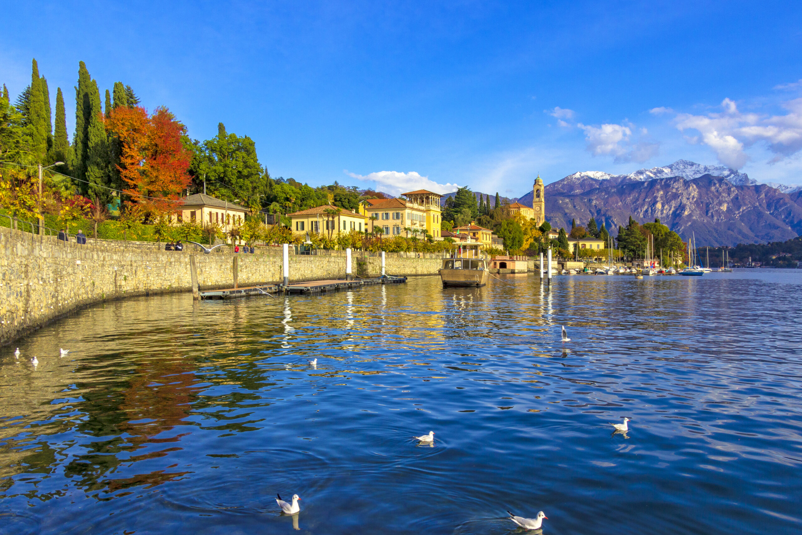 Romantic village of Tremezzo, Lake Como, Lombardy, Italy, Europe